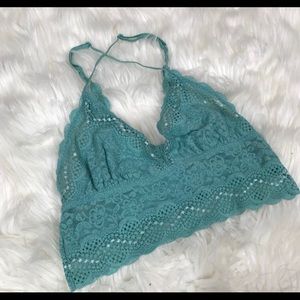Beautiful Turquoise Longline Aerie Bralette